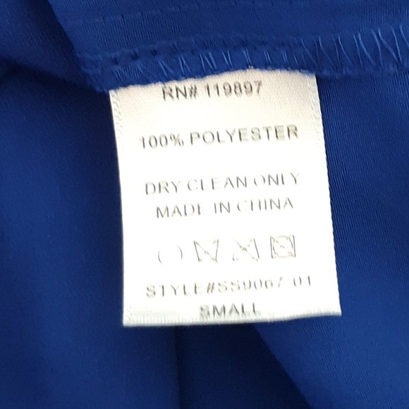 Collective Concepts Cobalt Pleated Skirt - Picture 6 of 8